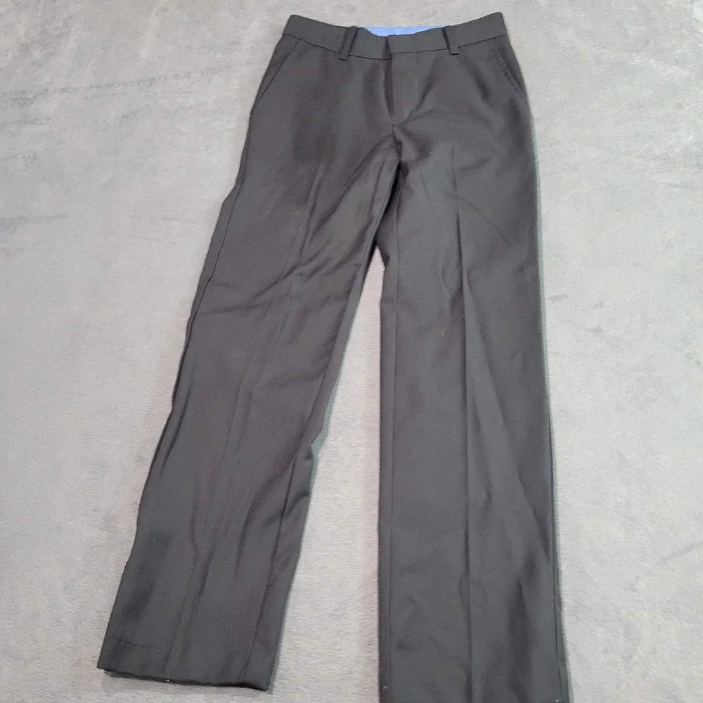 IZOD Boys Black 2 Piece‎ Suit Set Blazer Pants Wool Blend Size 8 IZ35700R-215